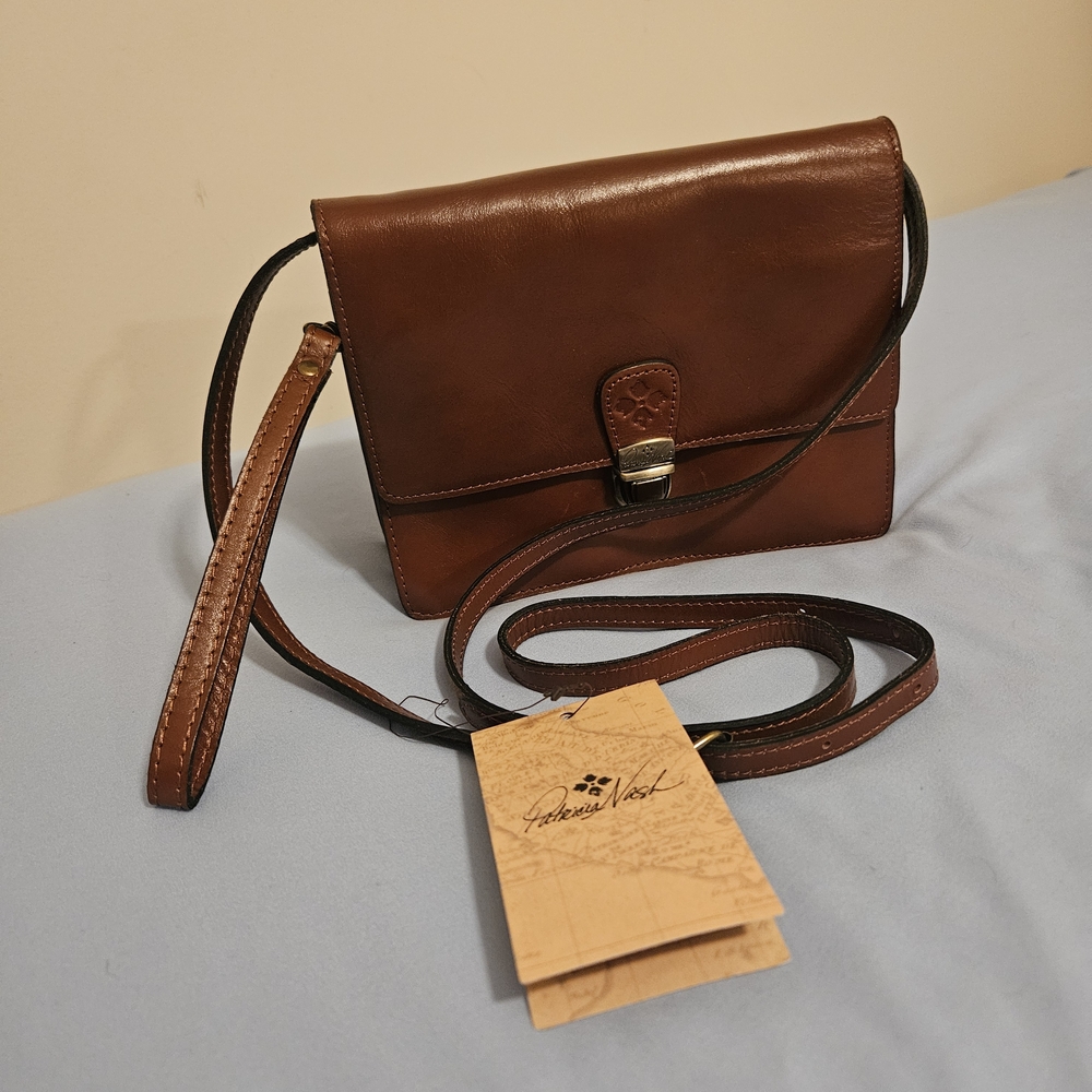 Brown Leather Crossbody Bag